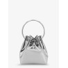 Bonbon bucket bag in mirrored fabric