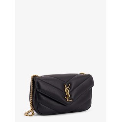 Loulou Mini leather crosbody bag with chevron stitching