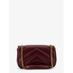 Loulou Mini crossbody bag with chevron stitching
