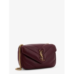 Loulou Mini crossbody bag with chevron stitching