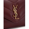 Loulou Mini crossbody bag with chevron stitching