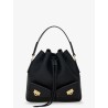 Leather bucket bag