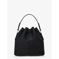 Leather bucket bag