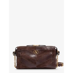 Panthea suede and leather crossbody bag