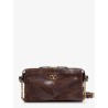 Panthea suede and leather crossbody bag