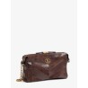 Panthea suede and leather crossbody bag