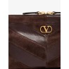 Panthea suede and leather crossbody bag