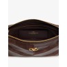 Panthea suede and leather crossbody bag