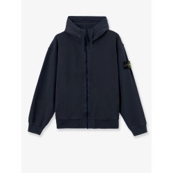 Oversize biologic cotton sweatshirt with zip