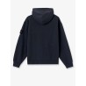 Oversize biologic cotton sweatshirt with zip