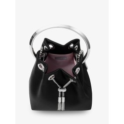 Bon Bon satin bucket bag