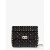 Rockstud Spike leather crossbody bag with iconic all-over studs