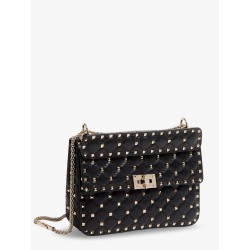 Rockstud Spike leather crossbody bag with iconic all-over studs