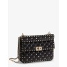 Rockstud Spike leather crossbody bag with iconic all-over studs