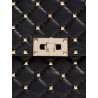 Rockstud Spike leather crossbody bag with iconic all-over studs