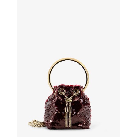 Micro BonBon crossbody bag with all-over sequins