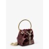 Micro BonBon crossbody bag with all-over sequins