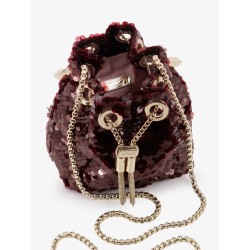Micro BonBon crossbody bag with all-over sequins