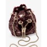 Micro BonBon crossbody bag with all-over sequins