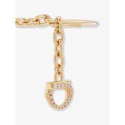Brass bracelet with Gancini detail