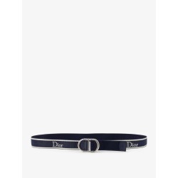 Nylon belt with embroidered logo