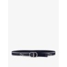 Nylon belt with embroidered logo