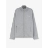 Oversize cotton sweatshirt with zip closure