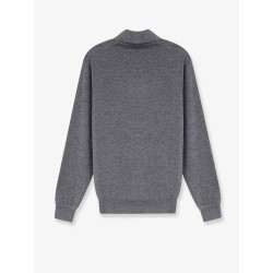 Cashmere and silk polo shirt