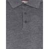 Cashmere and silk polo shirt