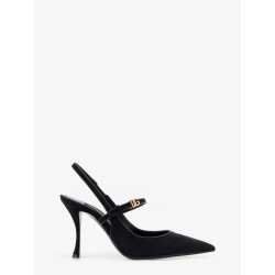 Leather and suede pumps