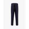 Virgin wool trousers with adjustable drawstring