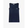Ribbed cotton tank top