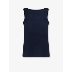 Ribbed cotton tank top