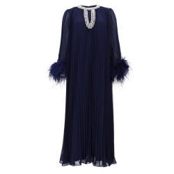 CHIFFON MIDI DRESS