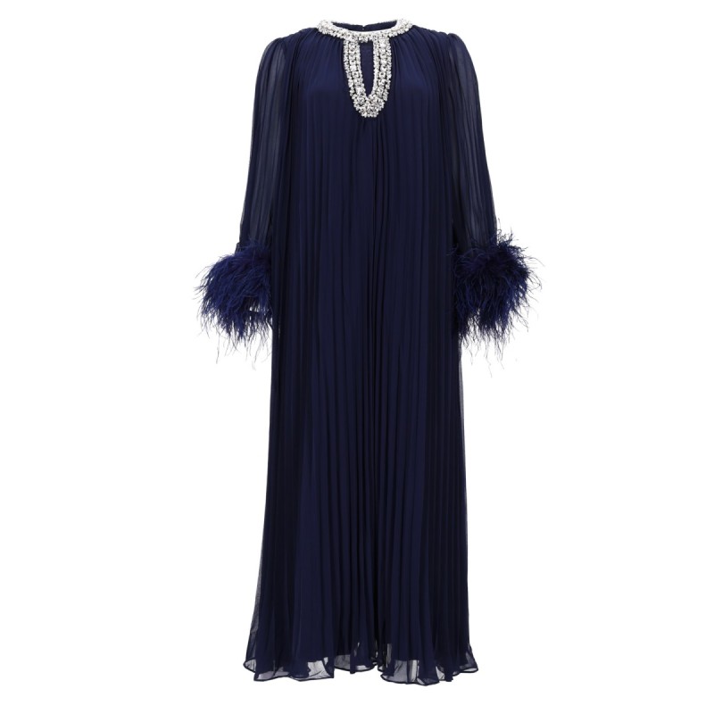 CHIFFON MIDI DRESS