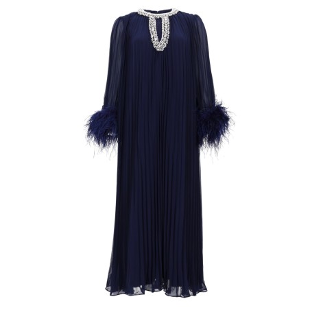 CHIFFON MIDI DRESS