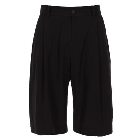 SHORTS IN COTONE MISTO LINO