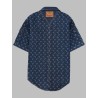 CAMICIA IN DENIM CON STAMPA ALL OVER