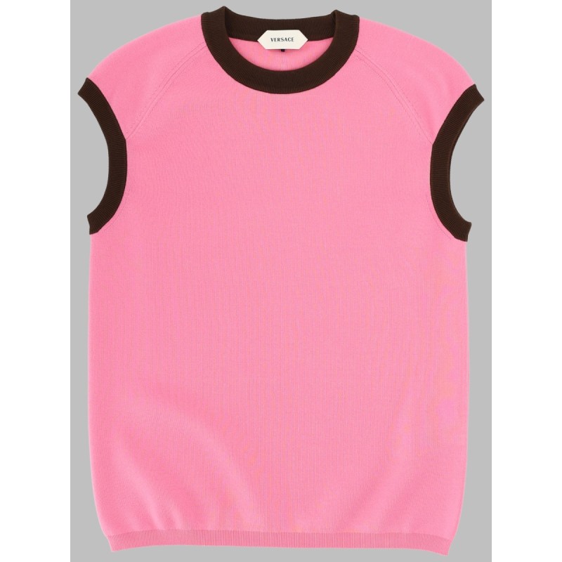 TOP IN MAGLIA DI COTONE