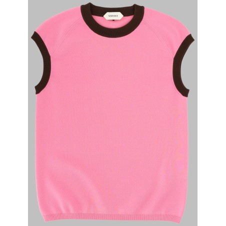 TOP IN MAGLIA DI COTONE