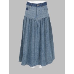 GONNA IN DENIM PATCHWORK