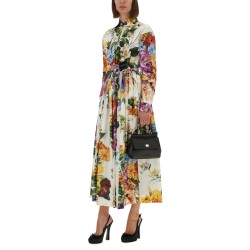 FLOWER BOUQUET PRINT POPLIN SHIRT