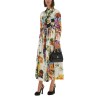 FLOWER BOUQUET PRINT POPLIN SHIRT