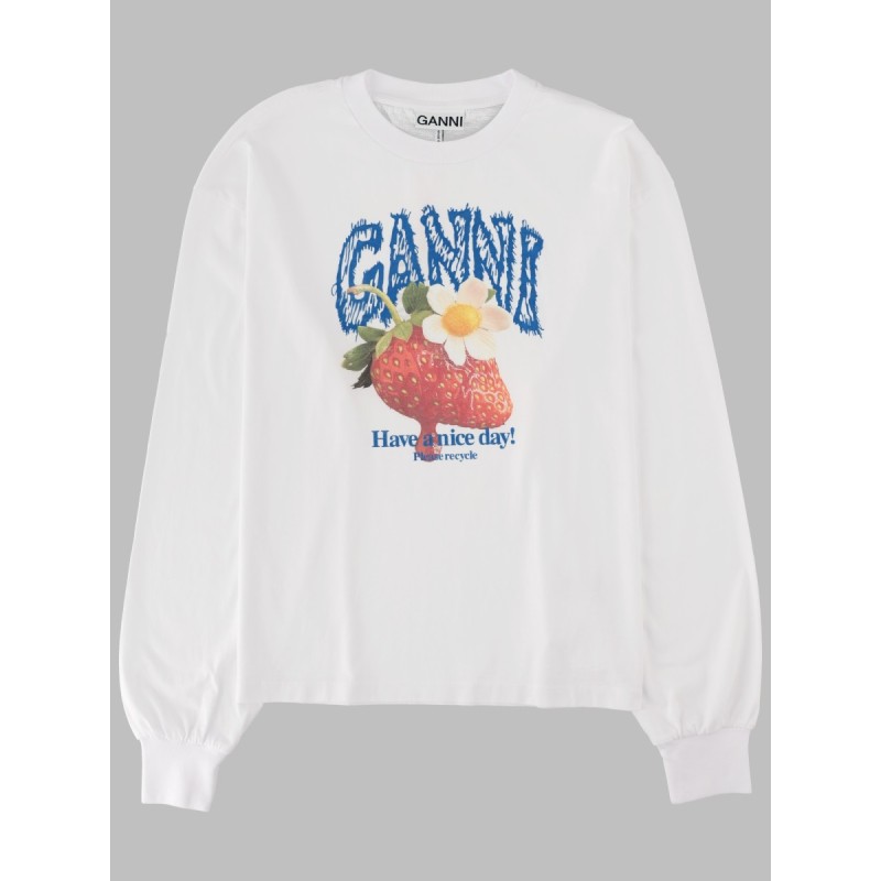 T-SHIRT CON STAMPA "STRAWBERRY"