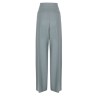PANTALONE A SIGARETTA SARTORIALE IN GABARDINE DI LANA