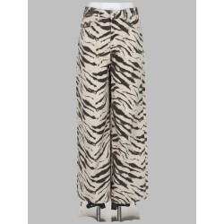 JEANS CON STAMPA ANIMALIER