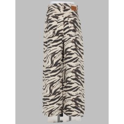 JEANS CON STAMPA ANIMALIER