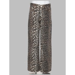 JEANS CON STAMPA ANIMALIER