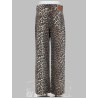 JEANS CON STAMPA ANIMALIER