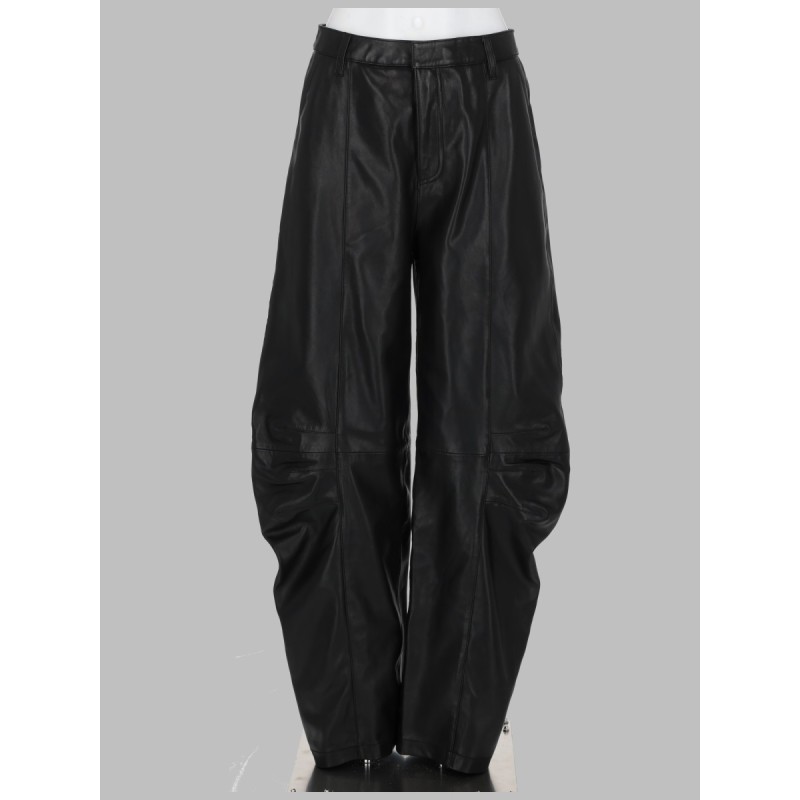 PANTALONE CARGO IN PELLE